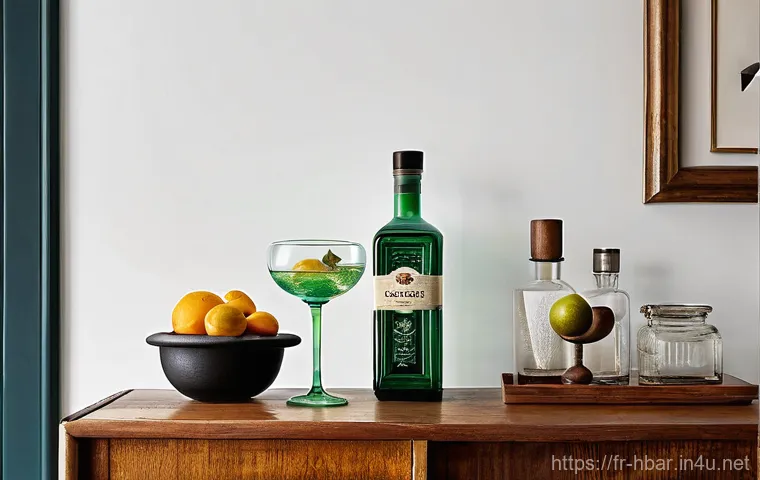 홈바텐더 혼술을 위한 칵테일 - **Prompt 2: Relaxing with a Sophisticated Mocktail**
    "A beautifully crafted non-alcoholic 'Virgi...