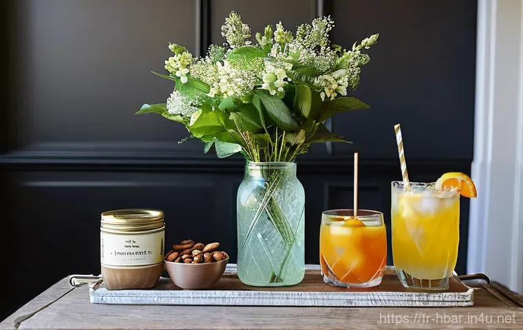 홈바텐더 홈카페   홈바 조합 - **A person, dressed in a fashionable yet cozy knit sweater and tailored pants, meticulously preparin...